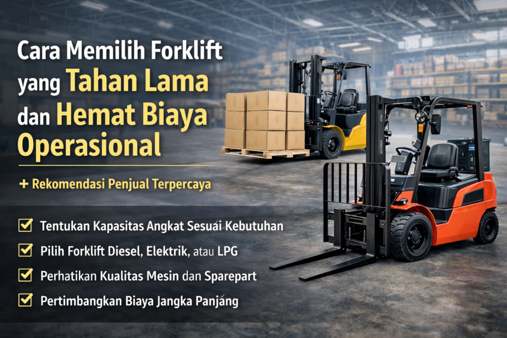 Cara Memilih Forklift yang Tahan Lama