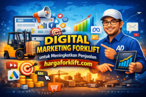 pemasaran digital dengan forklift untuk penjualan